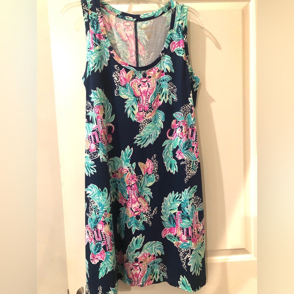 Lilly Pulitzer Raylee Dress in Peanut Gallery print